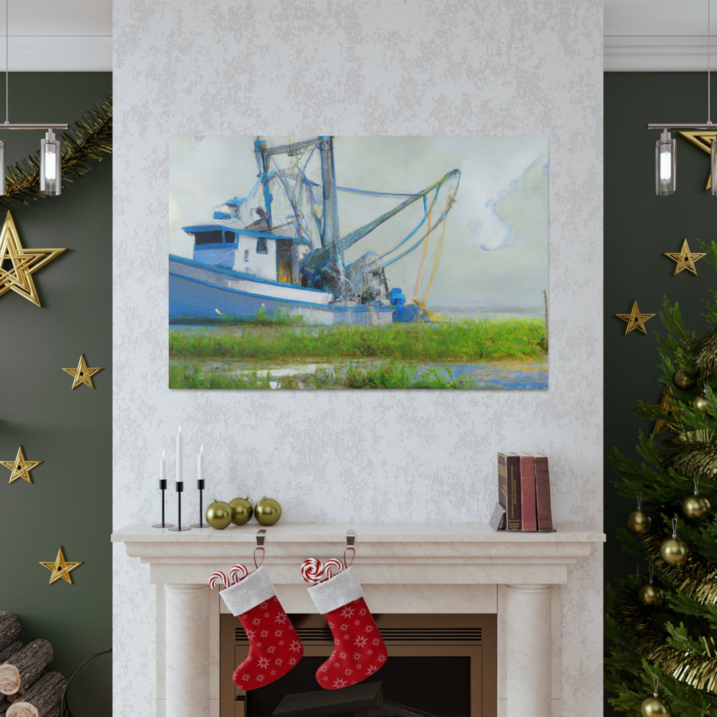 Marshy Seafarer Dream. - Canvas