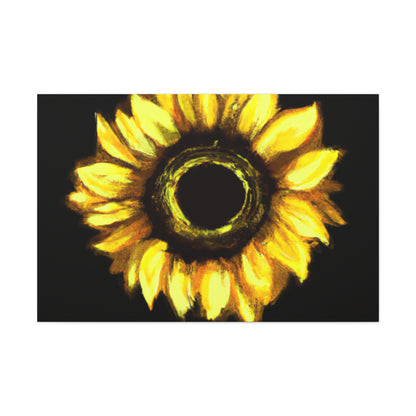 Sunflower Sparkle Glow. - Canvas