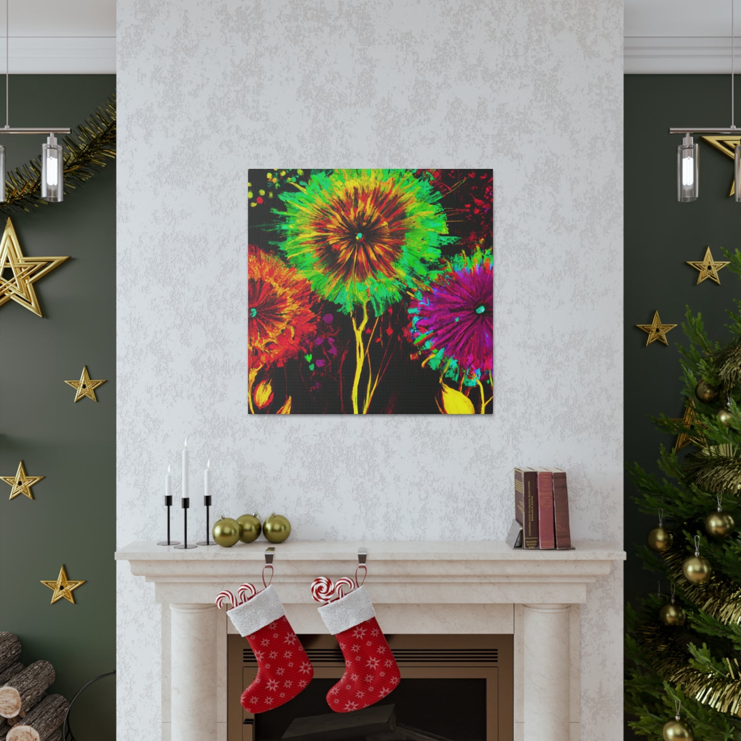 Radiant Blooms. - Canvas