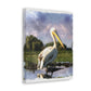 Marshy Pelican Dream - Canvas
