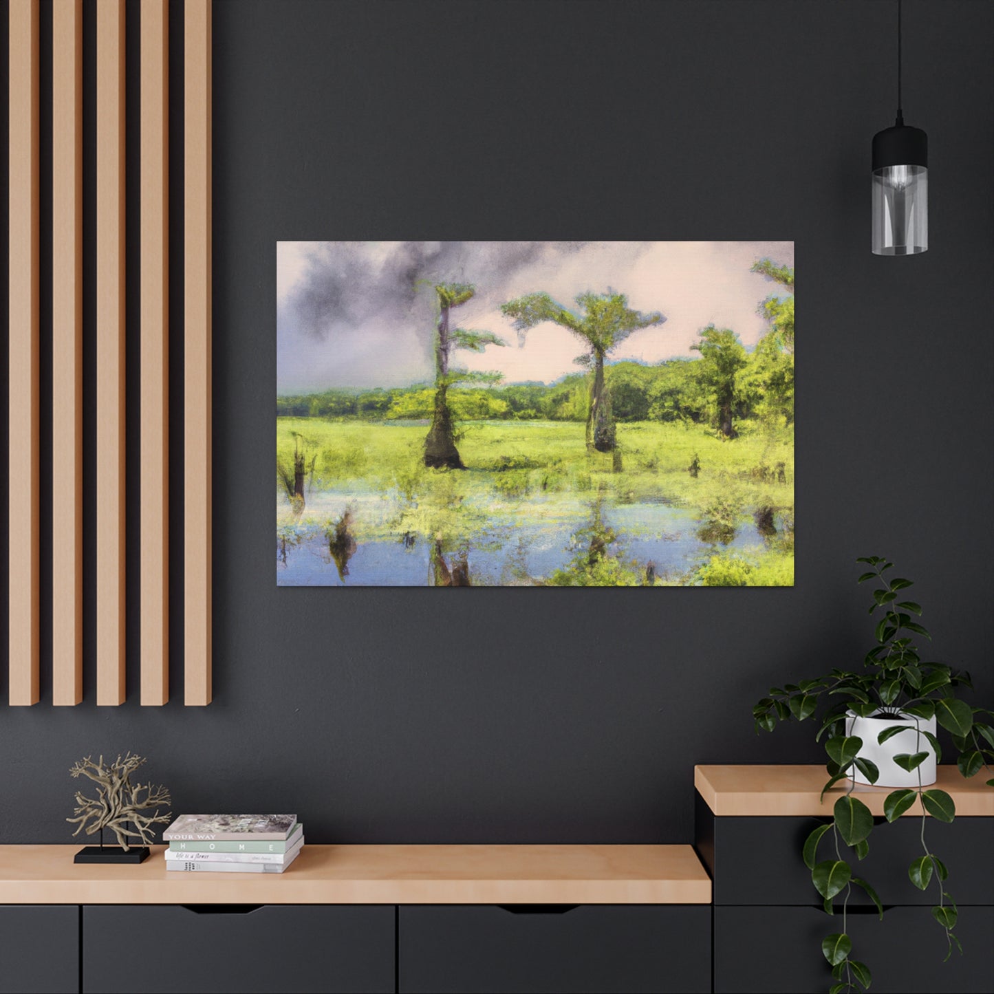 Dreamy Cypress Eden - Canvas