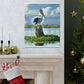 "Aqua Pelican Epic." - Canvas