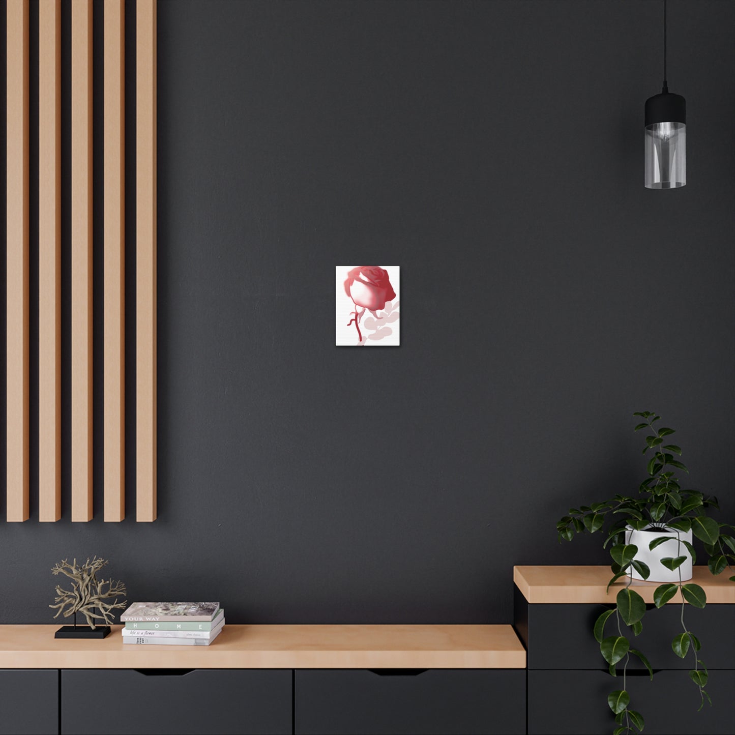 Abstract Floral Blush - Canvas