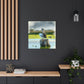 Aquatic Pelican Dream. - Canvas