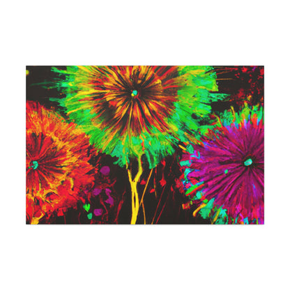 Radiant Blooms. - Canvas