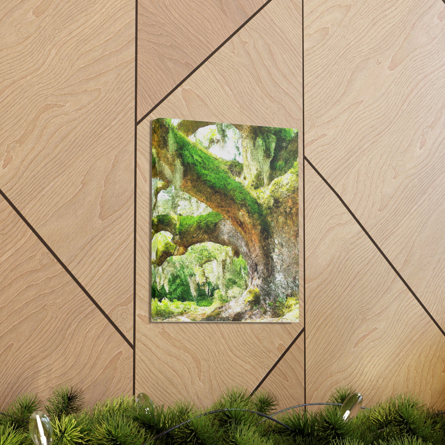 Vibrant Oak Harmony - Canvas