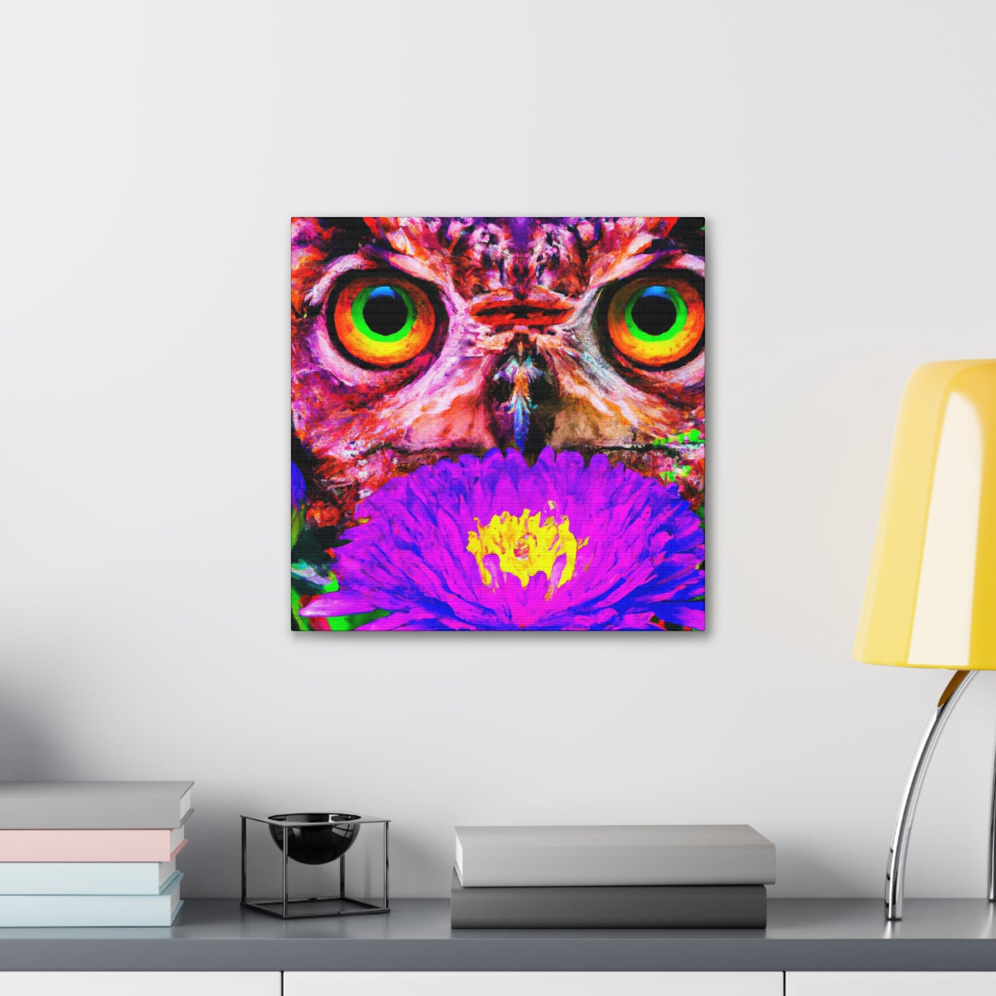 Owl's Oasis - Canvas