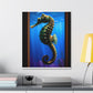 Ocean Seahorse Glint - Canvas