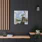 Aquatic Pelican Sunset - Canvas