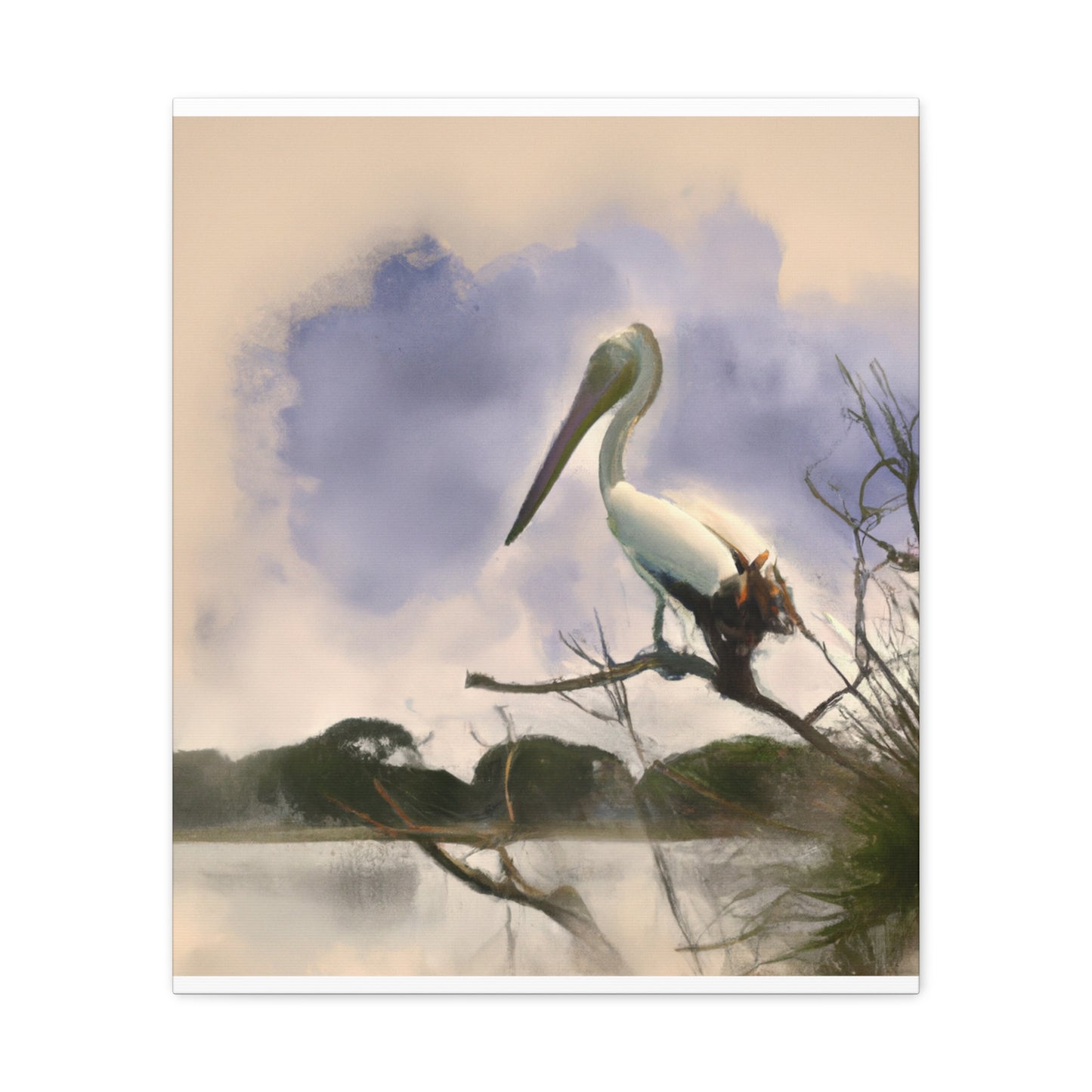 "Aquatic Pelican Dream" - Canvas