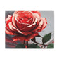 Red Rose Splendor - Canvas