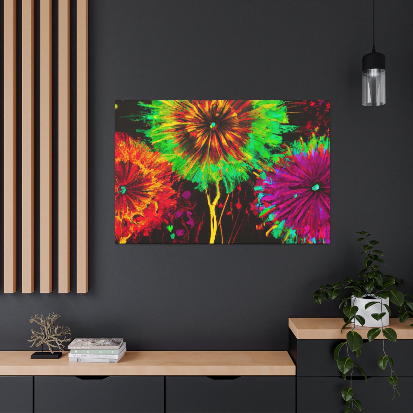 Radiant Blooms. - Canvas