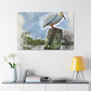 Aquatic Pelican Sunset - Canvas