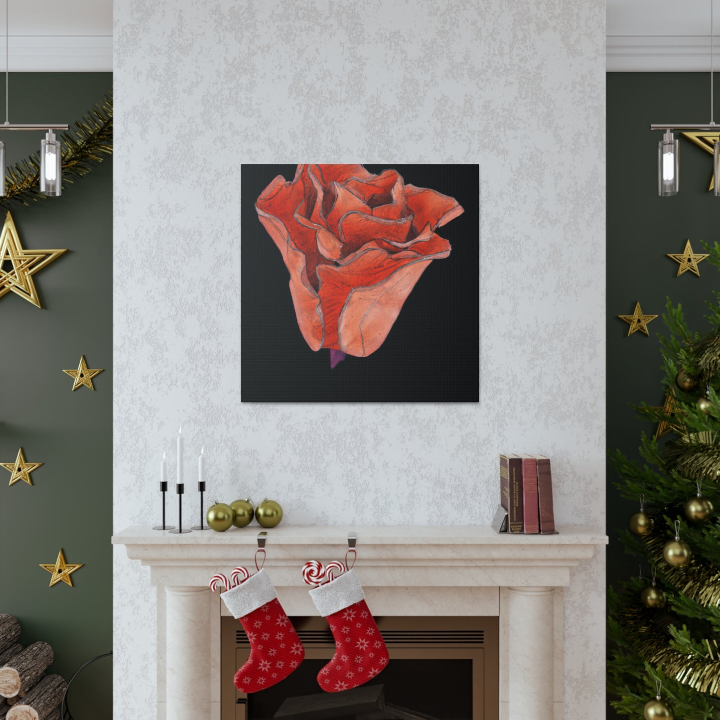 Abstract Blush Bloom - Canvas