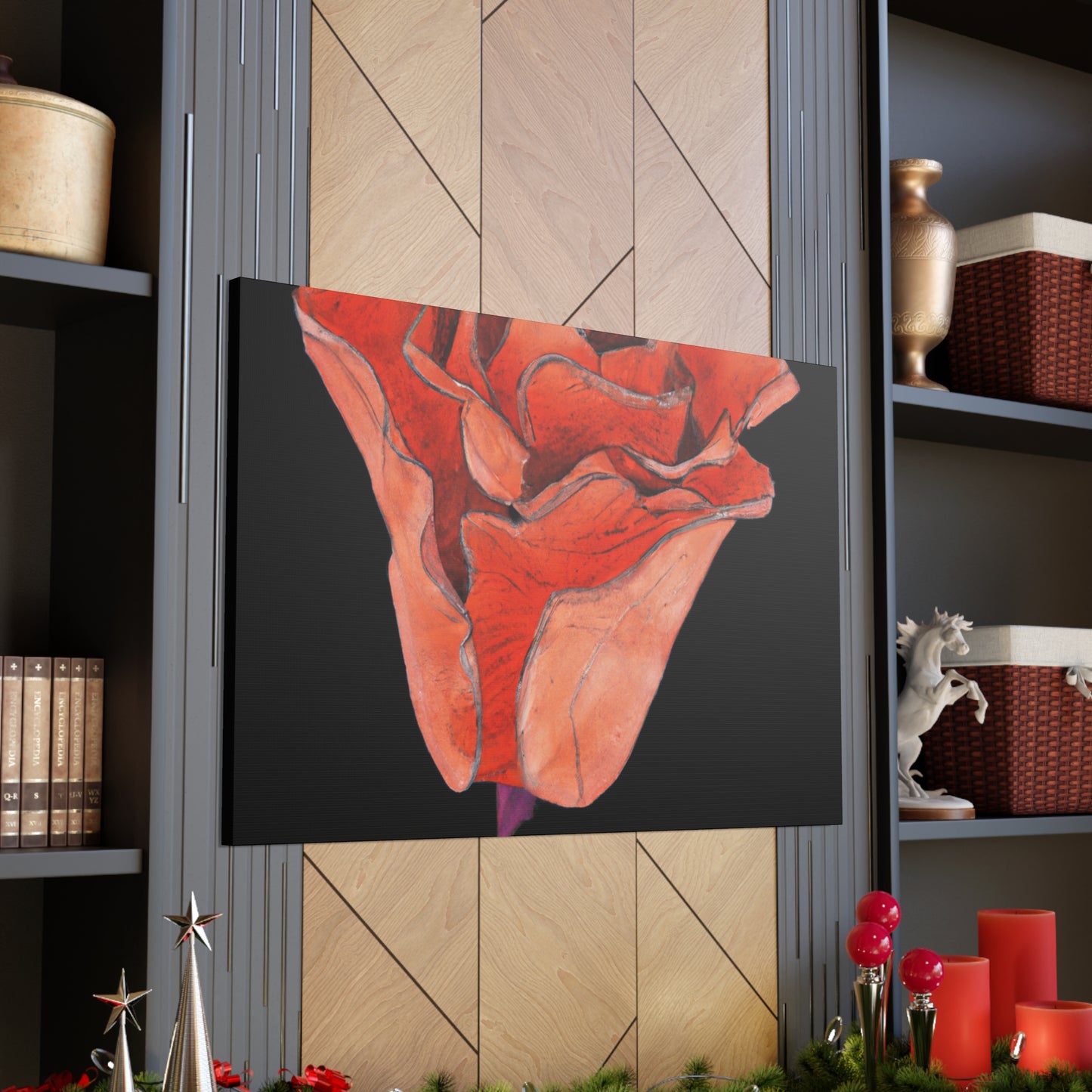 Abstract Blush Bloom - Canvas