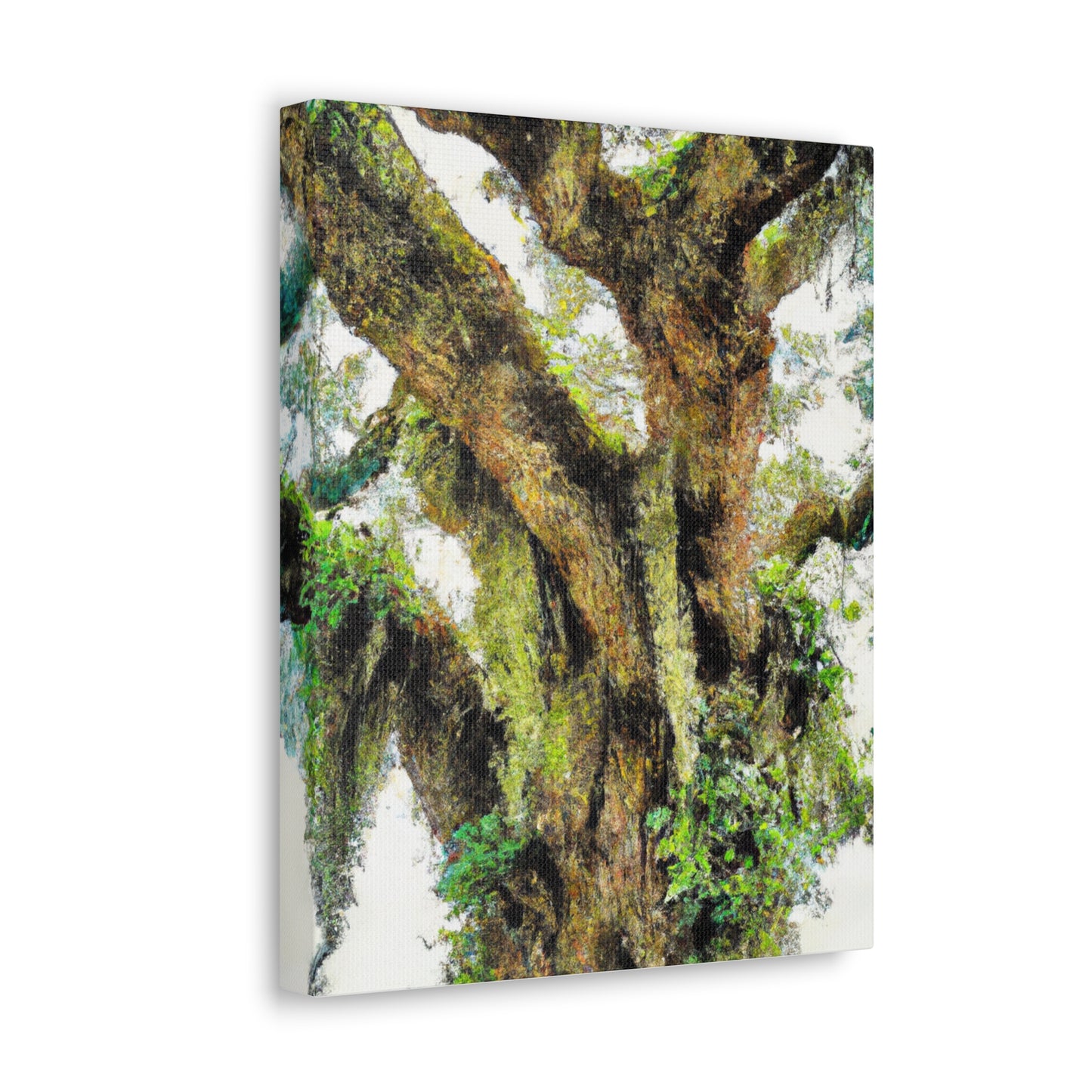 Vivid Woodland Scene - Canvas