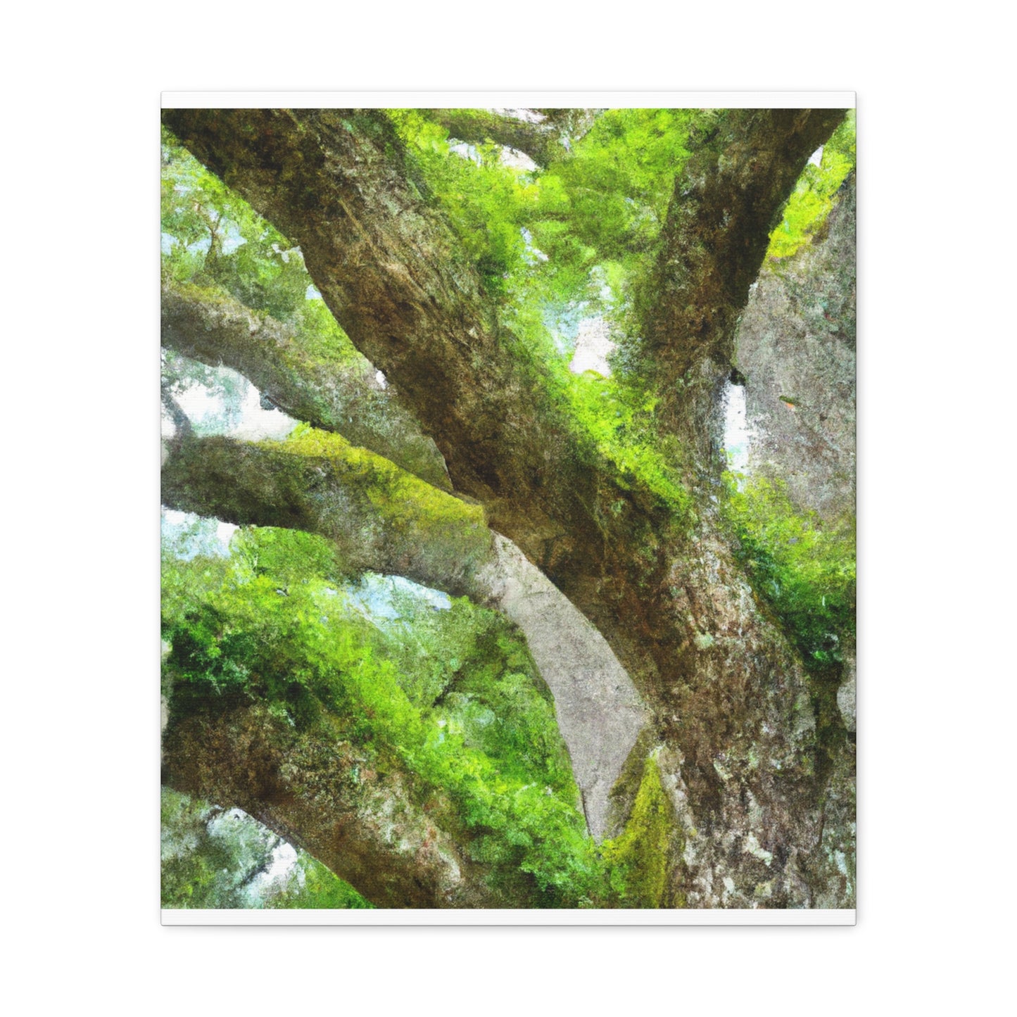 Vibrant Forest Dream. - Canvas