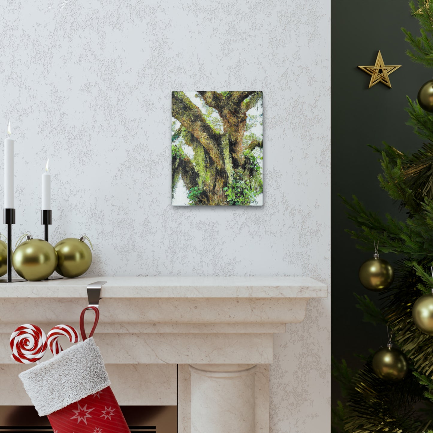Vivid Woodland Scene - Canvas