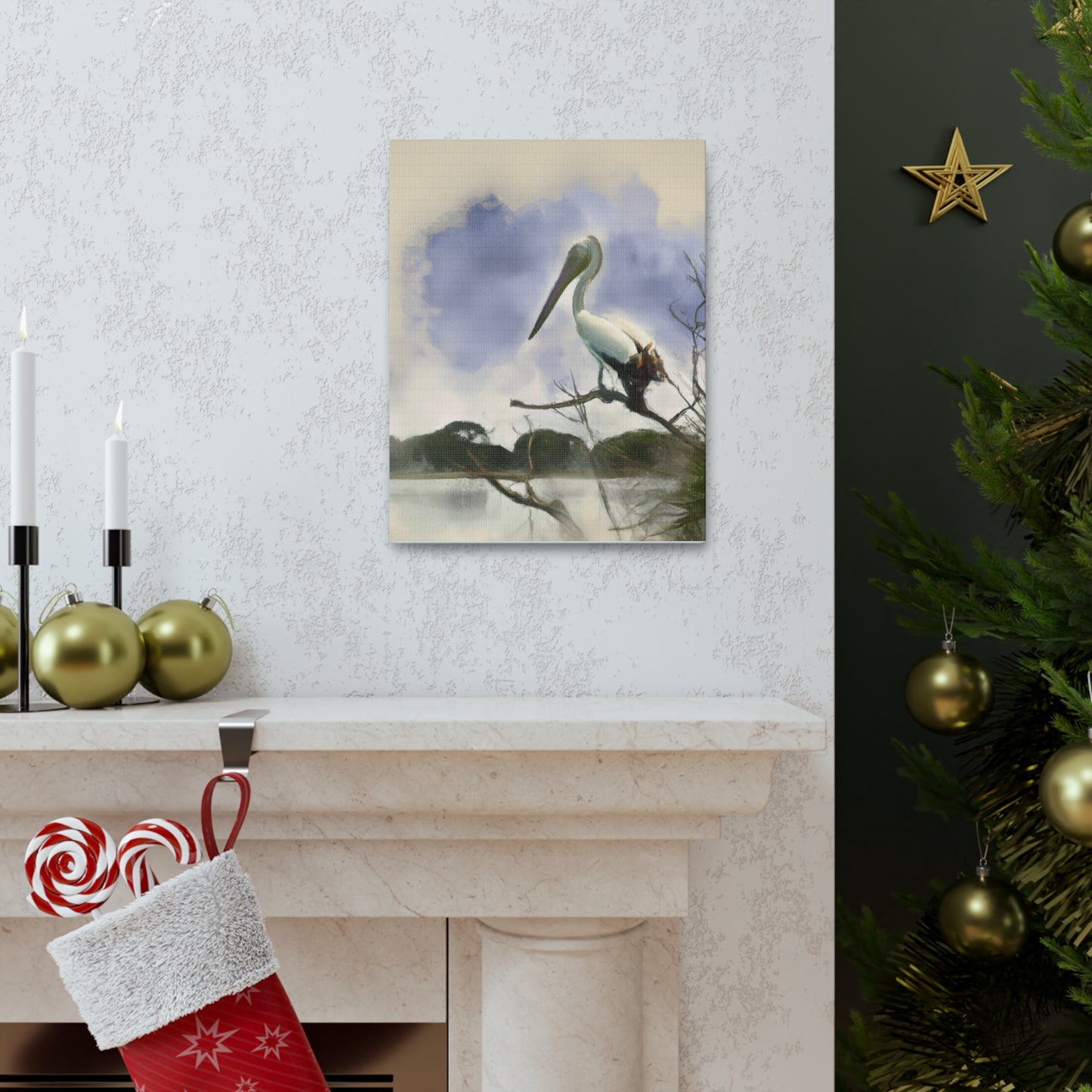 "Aquatic Pelican Dream" - Canvas
