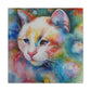 Flowered Feline - Canvas