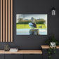 Aquatic Pelican Dream. - Canvas