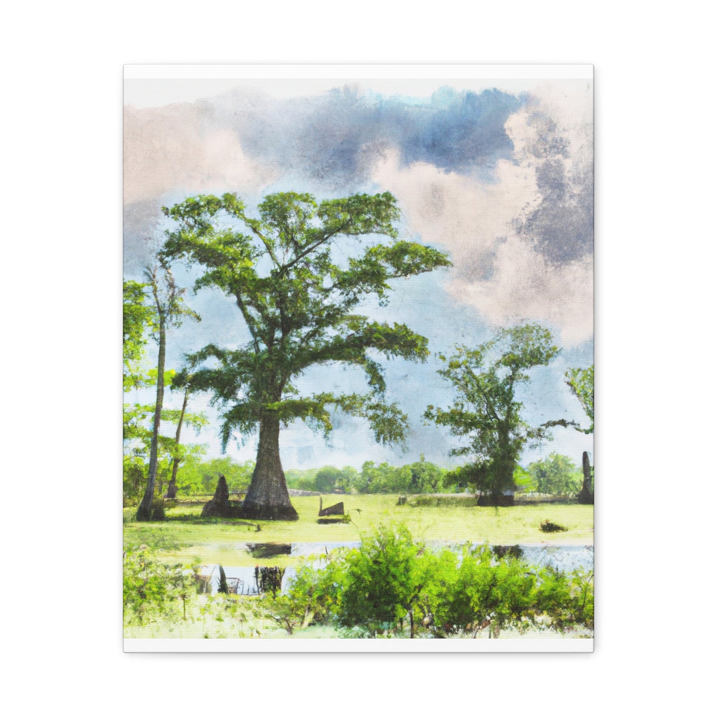 Lagniappe Louisiana Landscape - Canvas