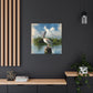Wetland Pelican Dream. - Canvas