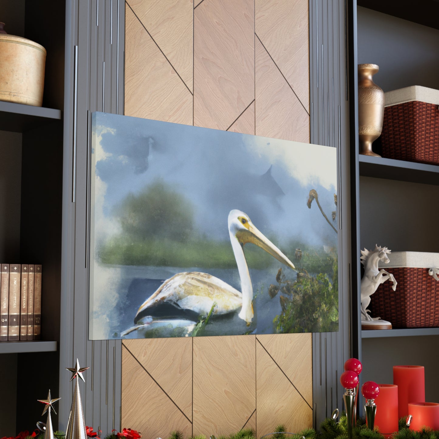 Majestic Water Pelican - Canvas
