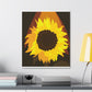 Divine Sun Petal. - Canvas