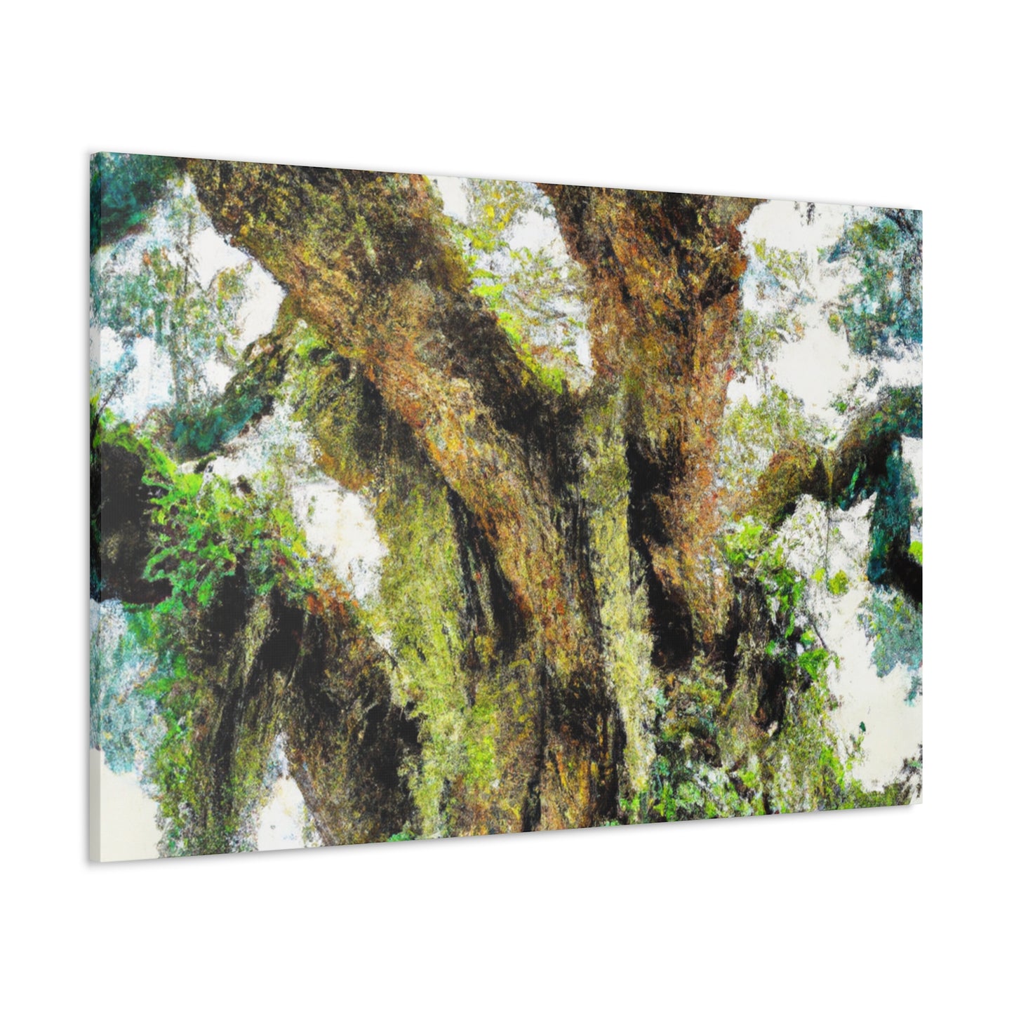 Vivid Woodland Scene - Canvas