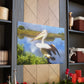 Mystic Marsh Pelican - Canvas