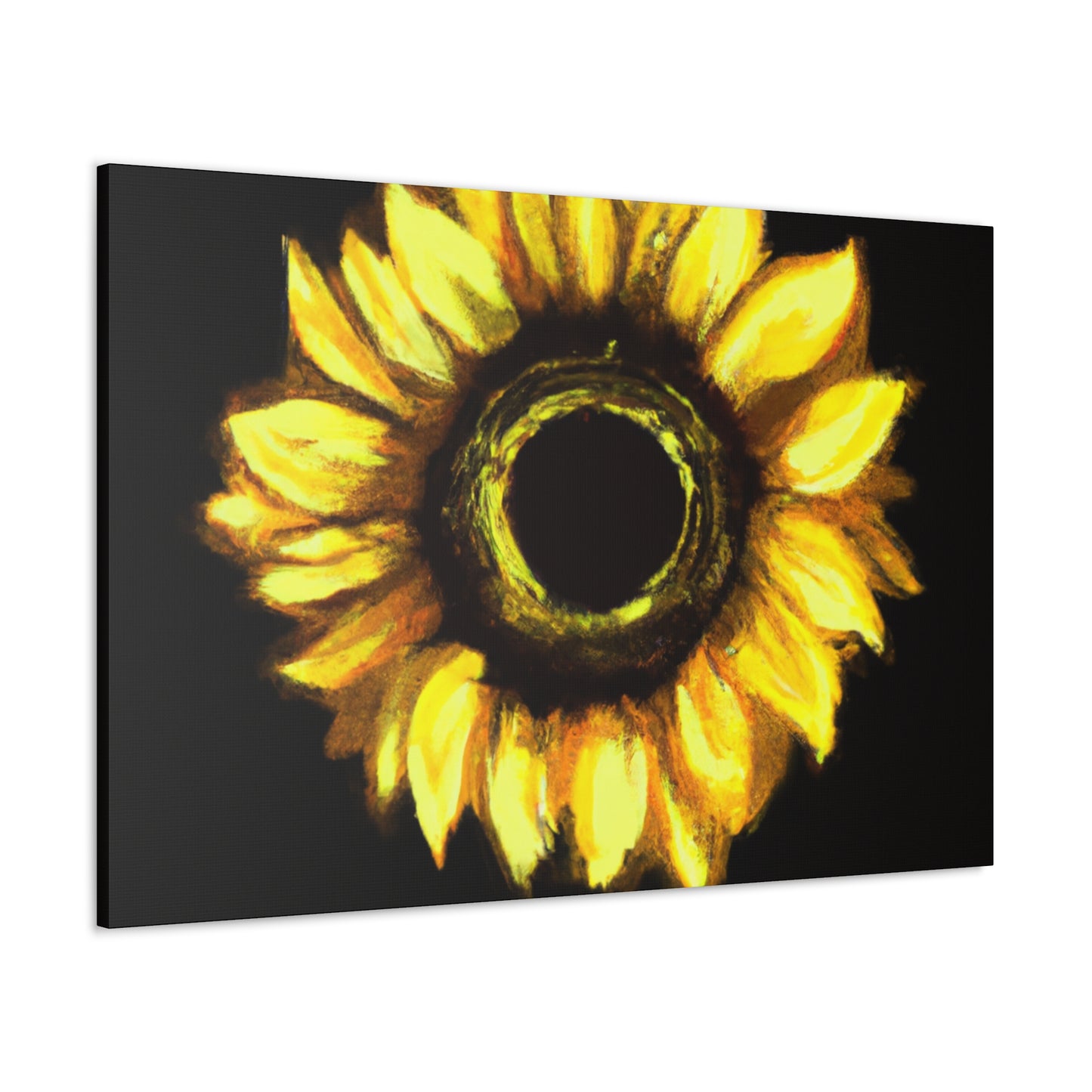 Sunflower Sparkle Glow. - Canvas