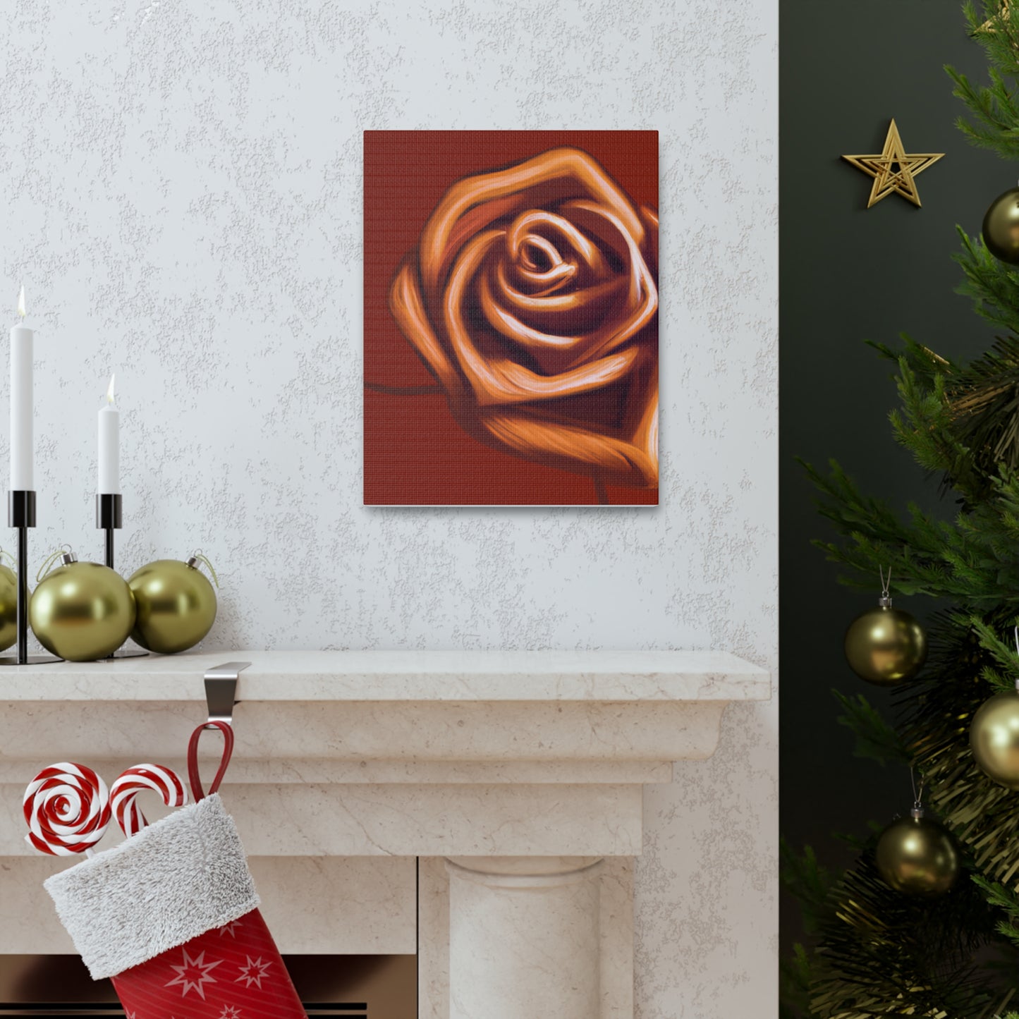 Rose Petal Bliss - Canvas