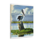 "Aqua Pelican Epic." - Canvas