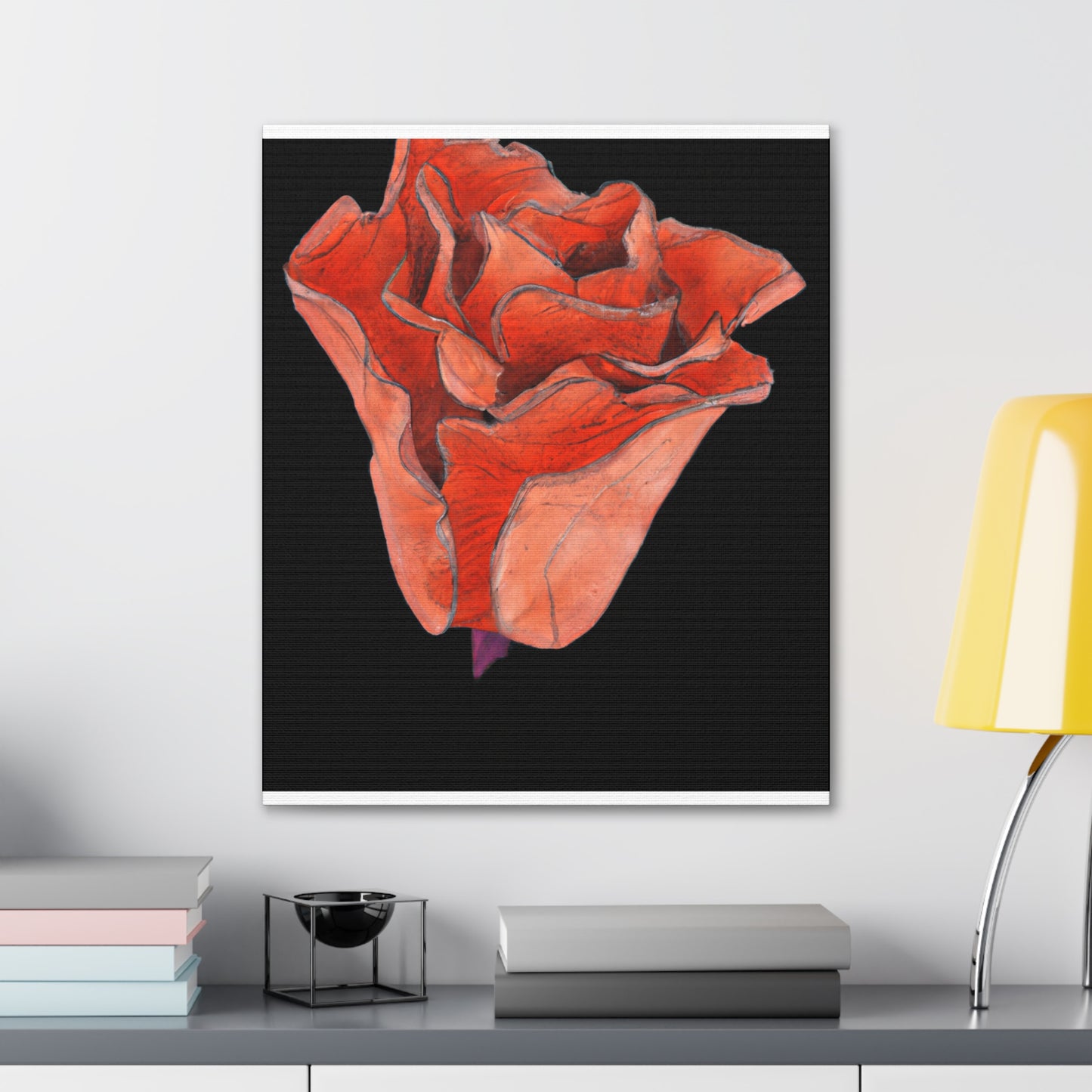 Abstract Blush Bloom - Canvas