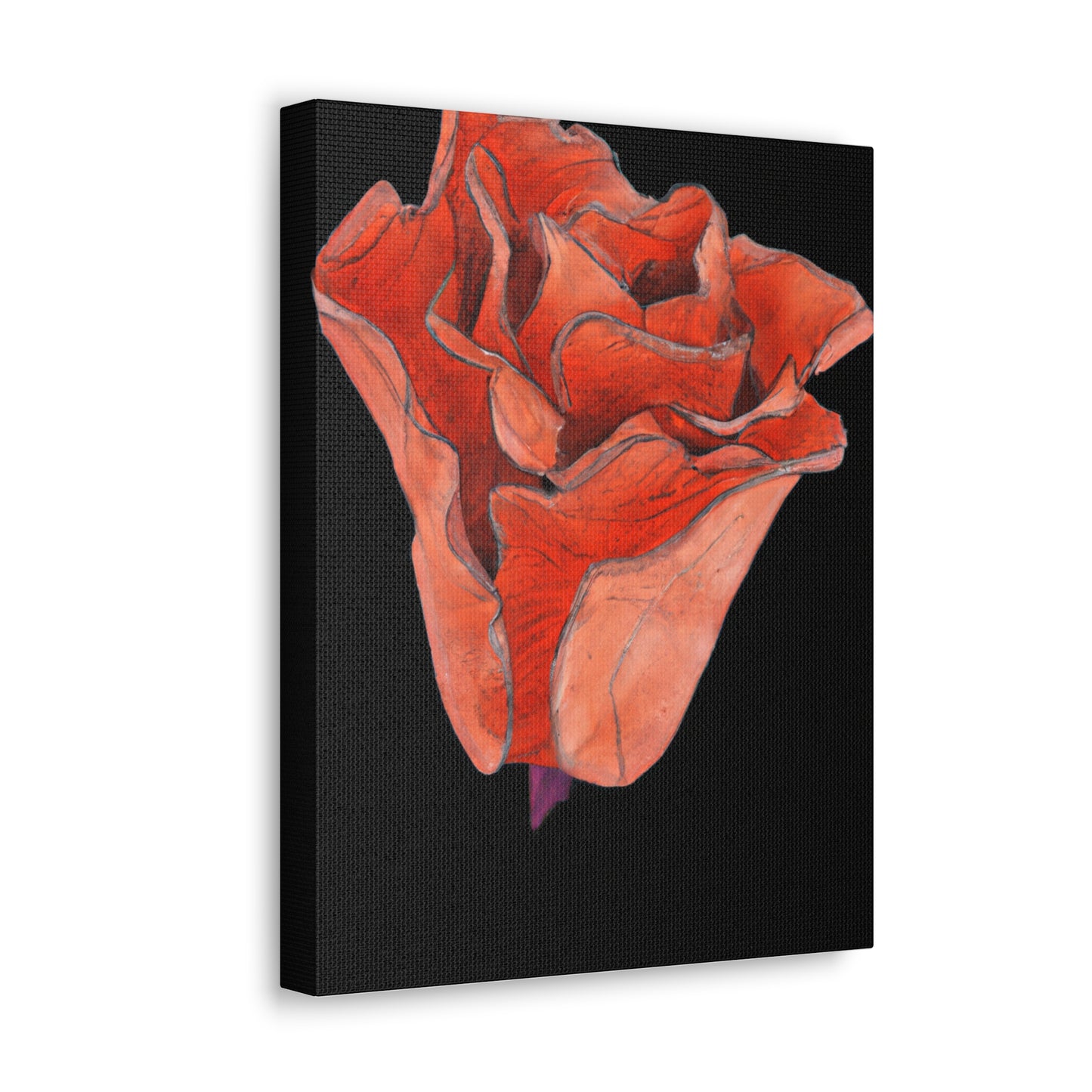 Abstract Blush Bloom - Canvas