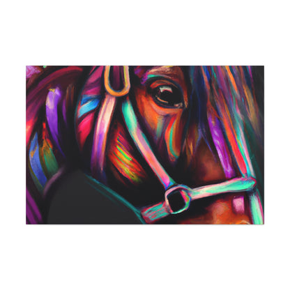 Rainbow Nuzzle - Canvas