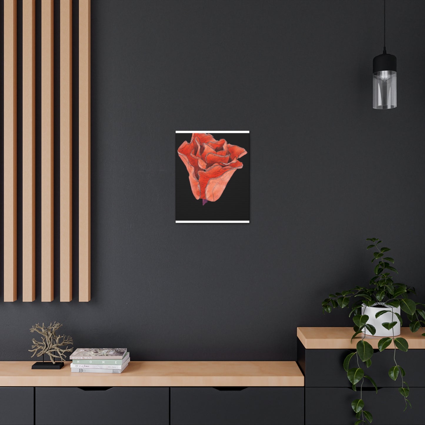 Abstract Blush Bloom - Canvas