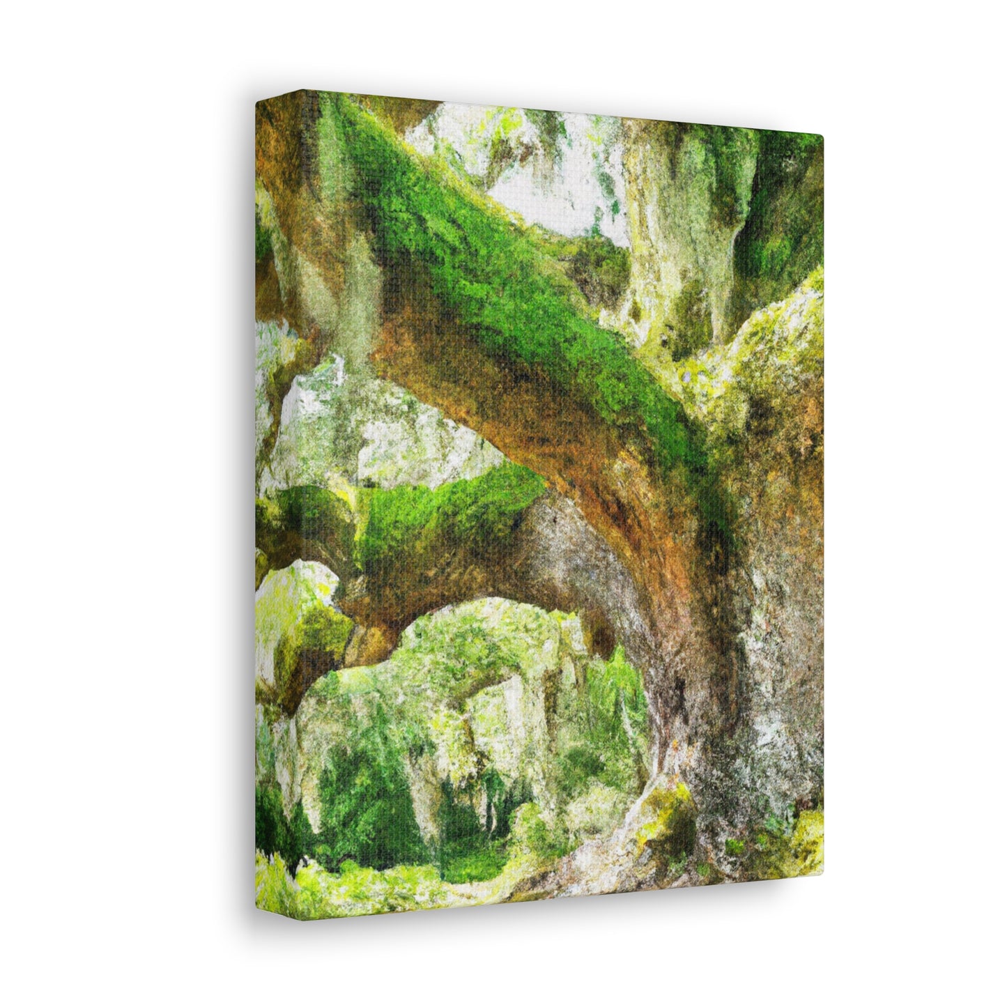 Vibrant Oak Harmony - Canvas