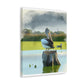 Aquatic Pelican Dream. - Canvas