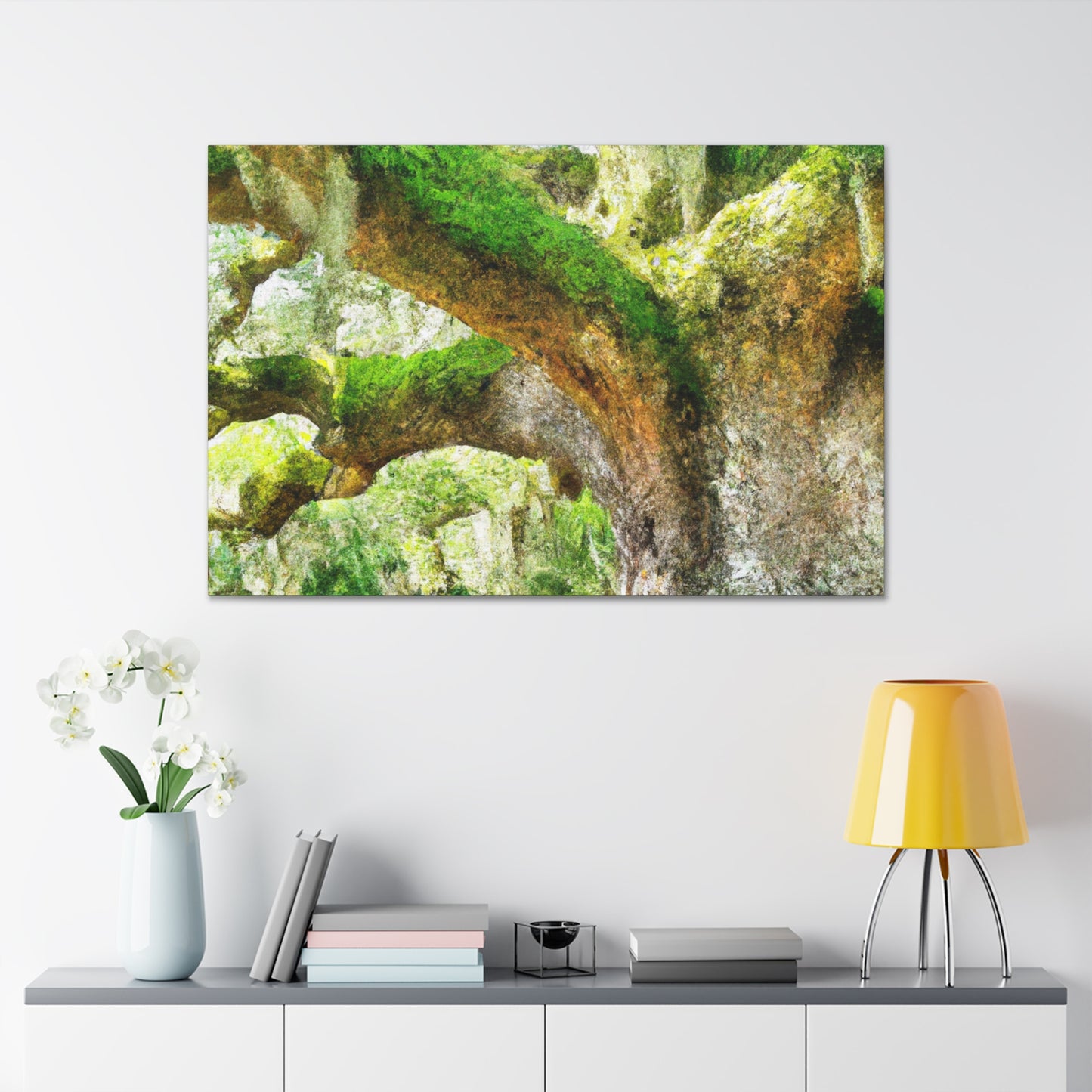 Vibrant Oak Harmony - Canvas
