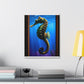 Ocean Seahorse Glint - Canvas