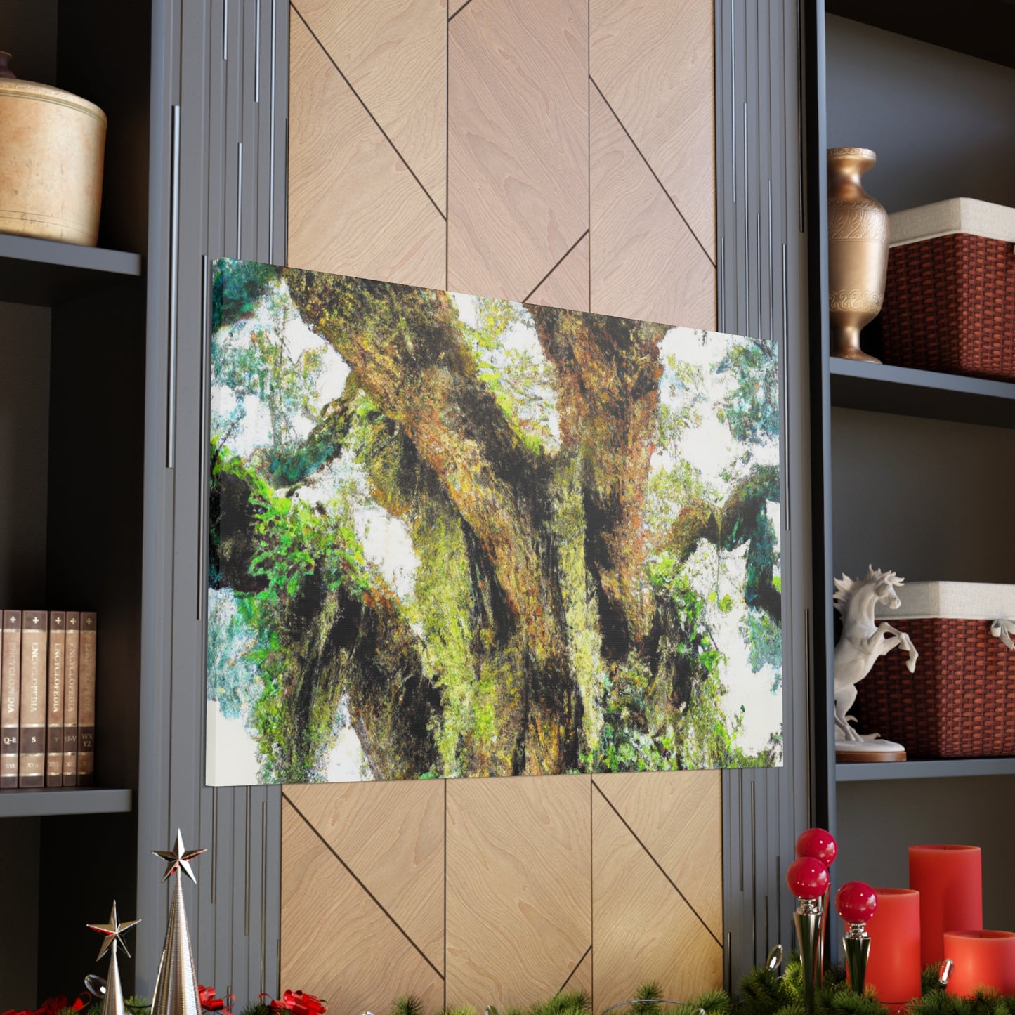 Vivid Woodland Scene - Canvas
