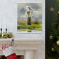 Marshy Pelican Vista - Canvas