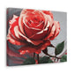 Red Rose Splendor - Canvas