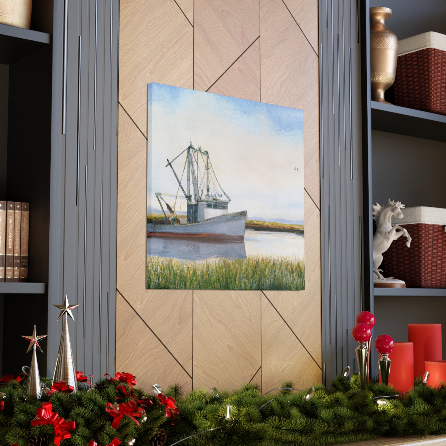 Skylit Shrimpings. - Canvas