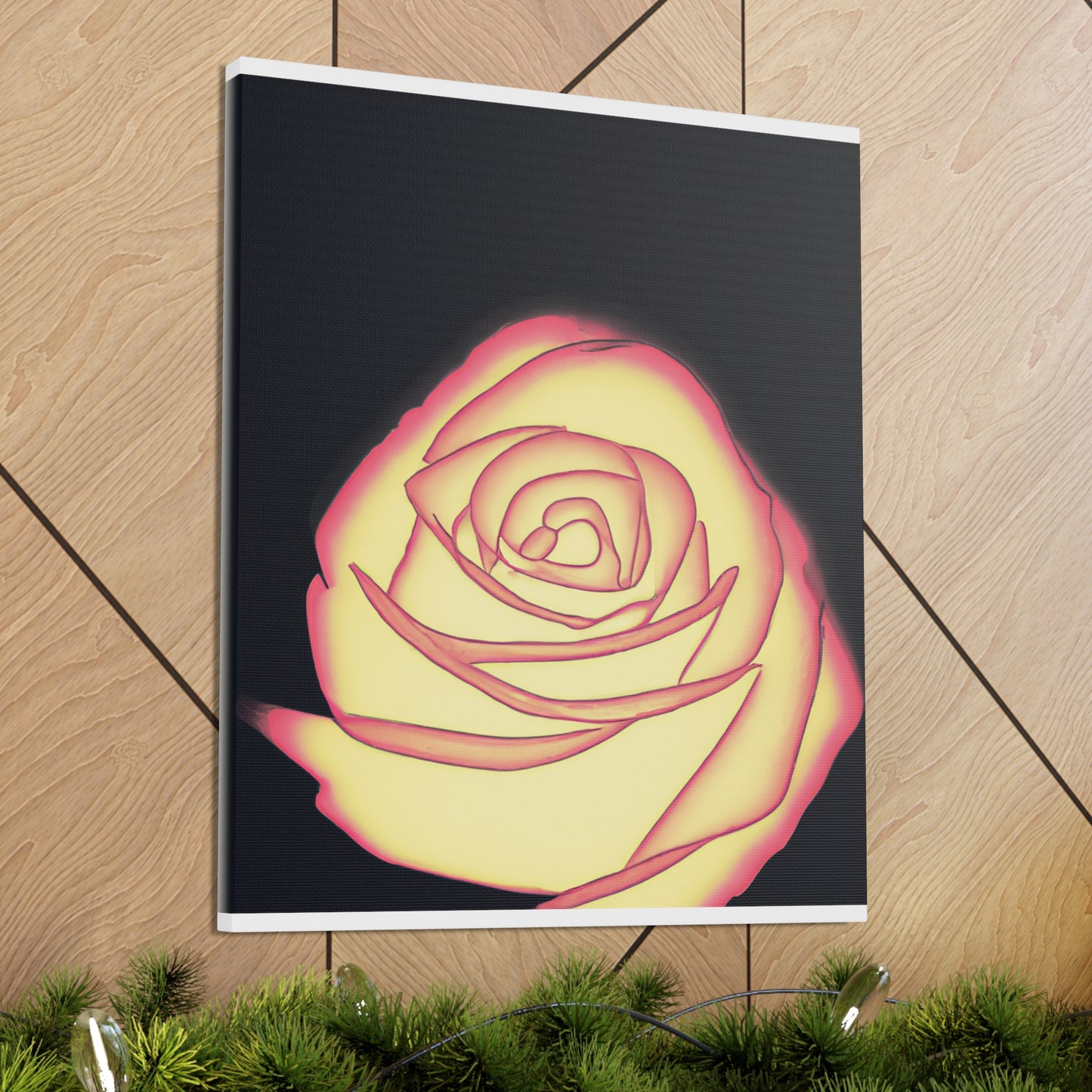 Abstract Rose Bloom. - Canvas
