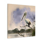 "Aquatic Pelican Dream" - Canvas
