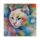 Flowered Feline - Canvas