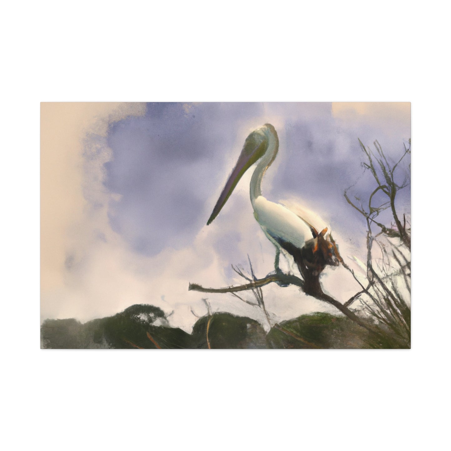 "Aquatic Pelican Dream" - Canvas